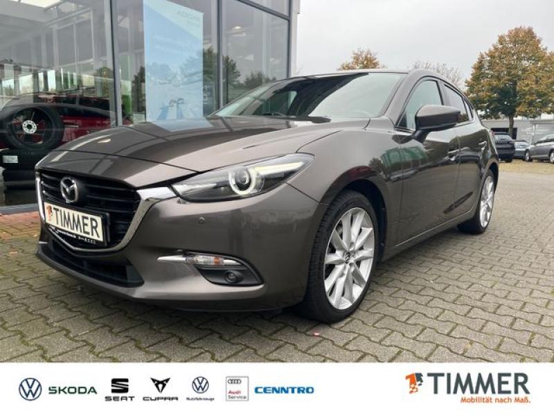 MAZDA  3 *Sportline*NAVI*R-Kam*SHZ*BOSE*HUD*Allwetter*, grau