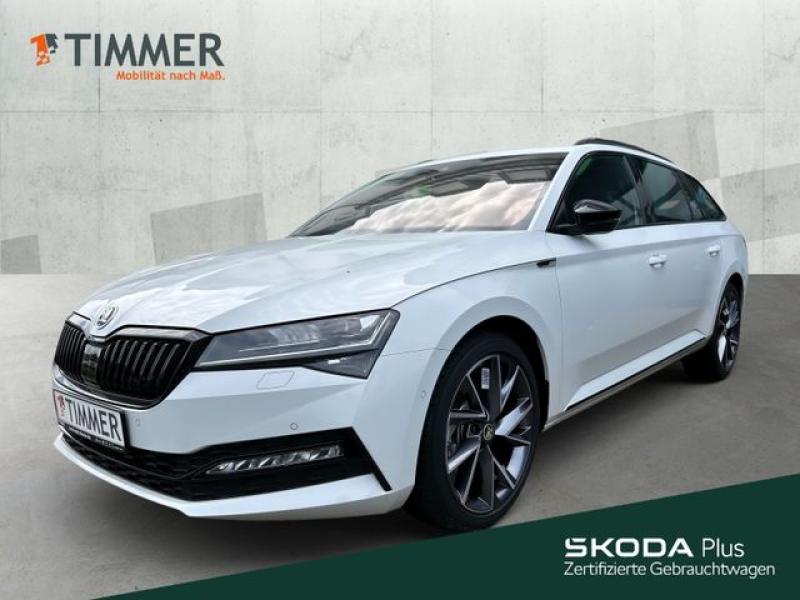 SKODA  Superb Combi 2.0 TDI DSG Sportline *NAVI*AHK*ACC, Moon-Weiß Perleffekt