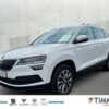 SKODA  Karoq 1.5 TSI DSG CLEVER*AHK*RFK*LED *NAVI *SHZ, Candy-Weiß