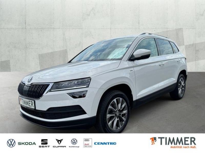 SKODA  Karoq 1.5 TSI DSG CLEVER *LED *NAVI *SHZ *LM17", Candy-Weiß