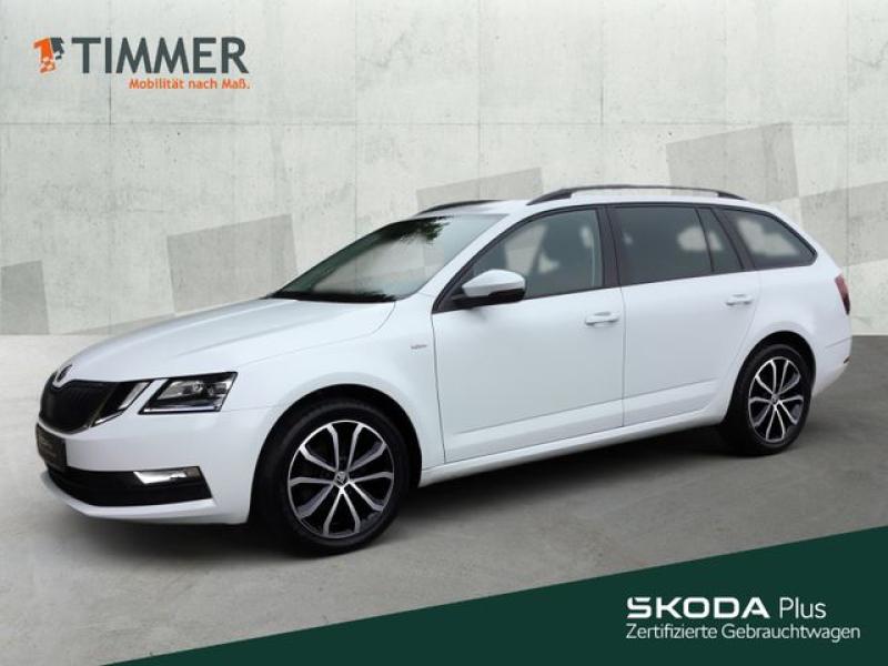 SKODA  Octavia III Combi 2.0 TDI SOLEIL *AHK *LED *TRAV, Moon-Weiß Metallic