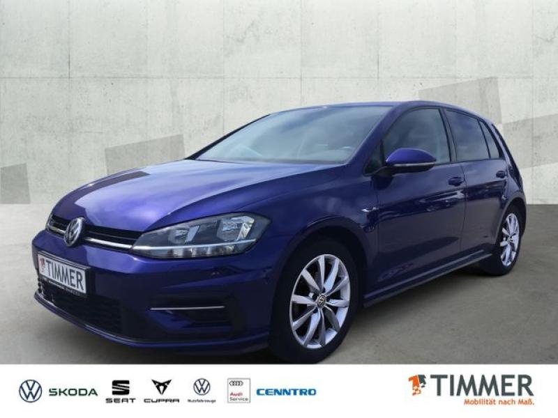 VW  Golf VII 1.0 TSI R-LINE *AHK *ACC *NAVI *SHZ *PD, Lapiz Blue Metallic