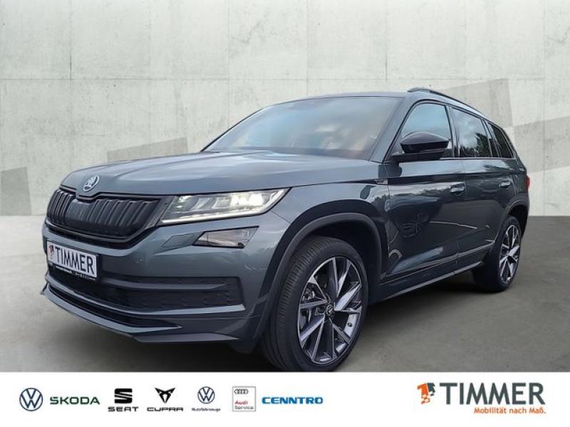 SKODA  Kodiaq 2.0 TDI DSG 4x4 SPORTLINE *AHK *ACC *LED, Quarz-Grau Metallic