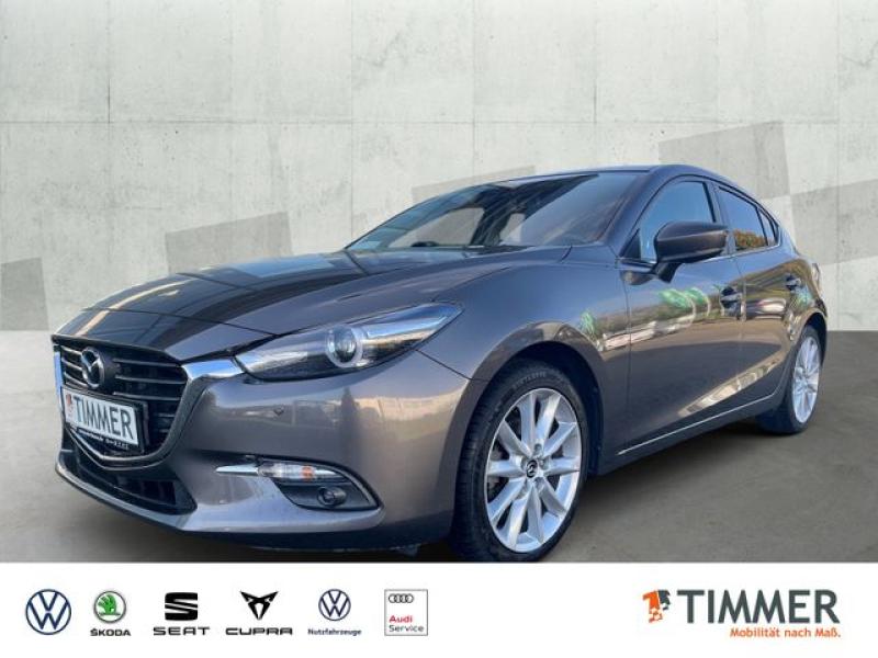 MAZDA  3 *Sportline*NAVI*R-Kam*SHZ*BOSE*HUD*Allwetter*, grau