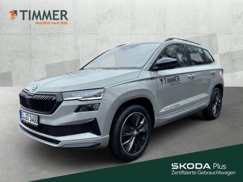 SKODA  Karoq 2.0 TDI DSG 4x4 Sportline *NAVI*AHK*KAMERA, Stahl-Grau