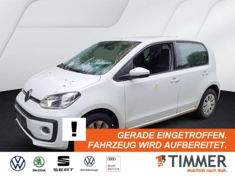 VW  up! 1.0 MOVE 4-TÜR *SHZ *TEMPO *RKAM *ALLWETTER, Pure White