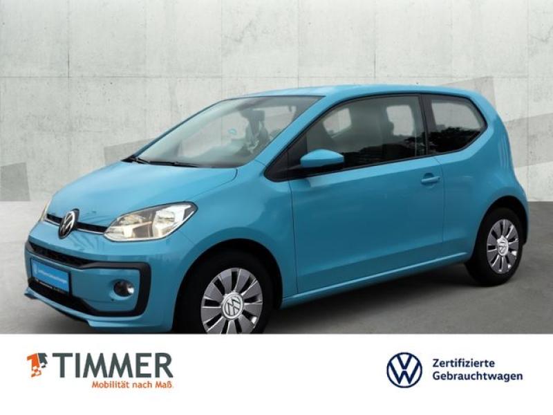 VW  up! 1.0 MOVE *SHZ *TEMPO *RKAM *ALLWETTER *KLIMA, Teal Blue