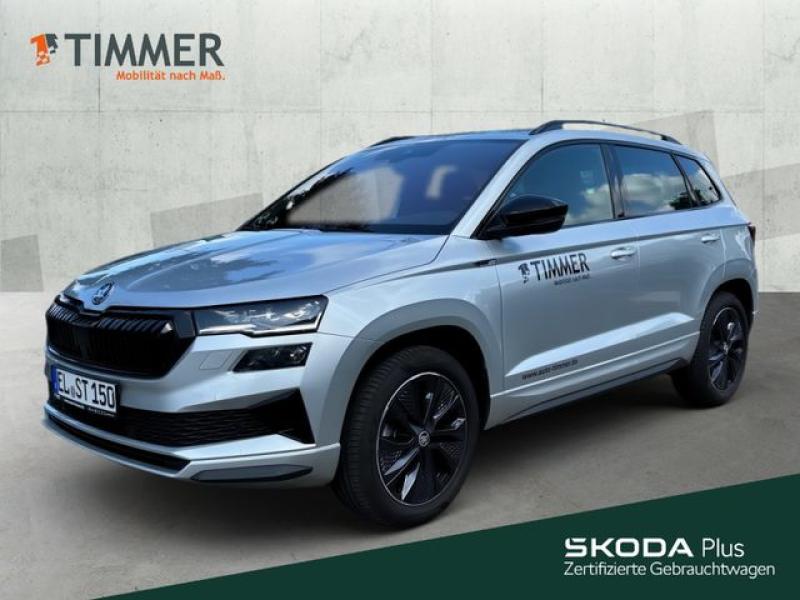 SKODA  Karoq 2.0 TDI DSG 4x4 Sportline *AHK*KAMERA*, Brillant-Silber Metallic