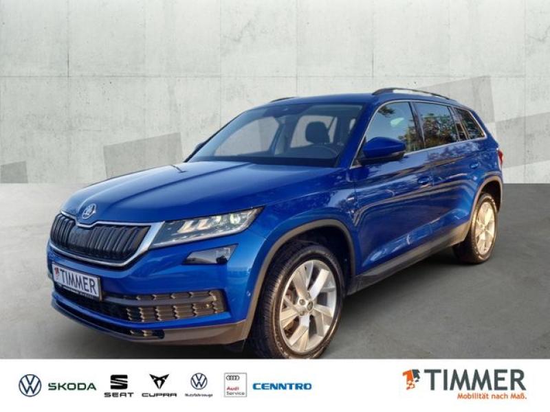 SKODA  Kodiaq 2.0 TDI DSG 4x4 CLEVER *AHK *LED *ACC *VI, Race-Blau Metallic