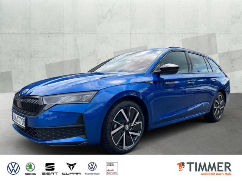 SKODA  Octavia 2.0 TDI 110 kW Sportline AHK*RFK*Memory*, Race-Blue Metallic