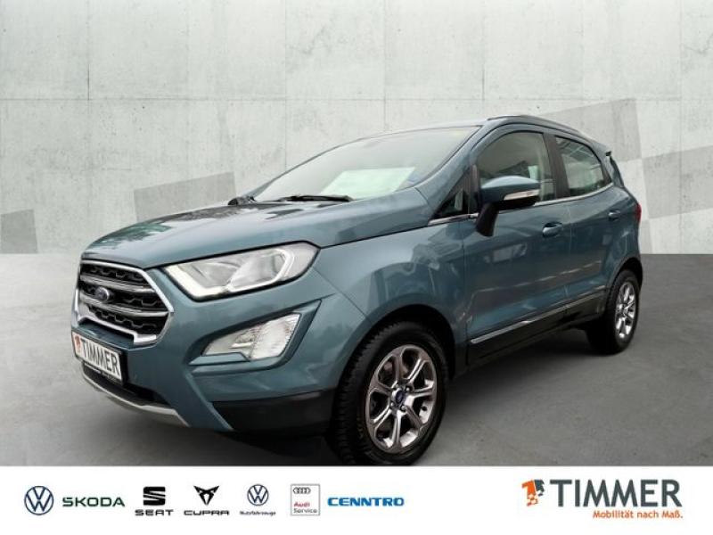 FORD  EcoSport 1.0 Titanium *AUTOMATIK*NAVI*XENON*SHZ*, Zyan-Balu Metallic