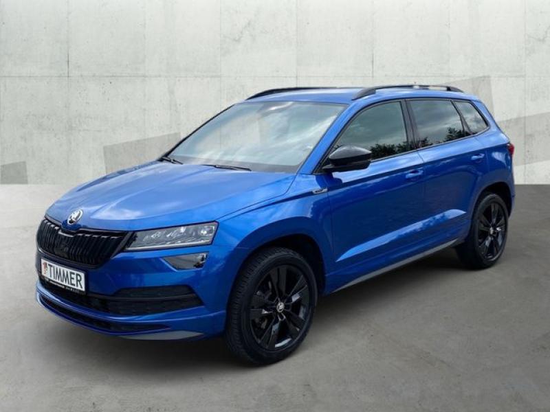 SKODA  Karoq 1.5 TSI DSG SPORTLINE *VIRTUAL *LED *AHK *, Race-Blau Metallic