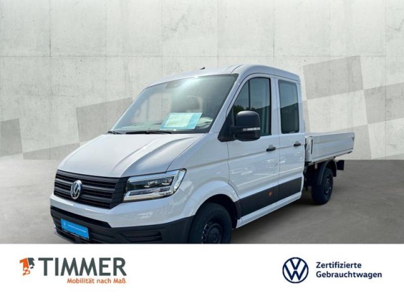 VW  Crafter 35 DOKA Pritsche 2,0 l TDI 120 kW Automa, Candy-Weiß