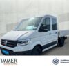 VW  Crafter 35 DOKA Pritsche 2,0 l TDI 120 kW Automa, Candy-Weiß