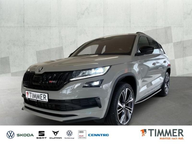 SKODA  Kodiaq 2.0 TDI DSG 4x4 RS *CANTON *LED *TRAVEL *, Steel-Grau