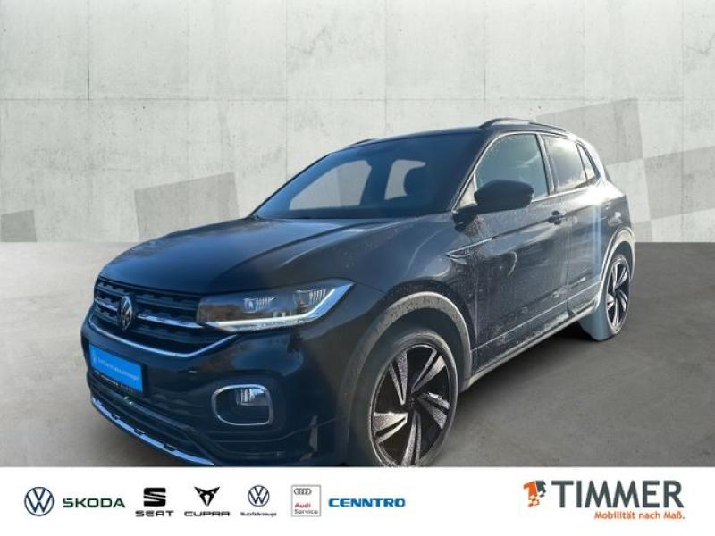 VW  T-Cross 1.0 DSG R-LINE *ACC*LED *NAVI *APP *DAB*, Deep Black Perleffekt