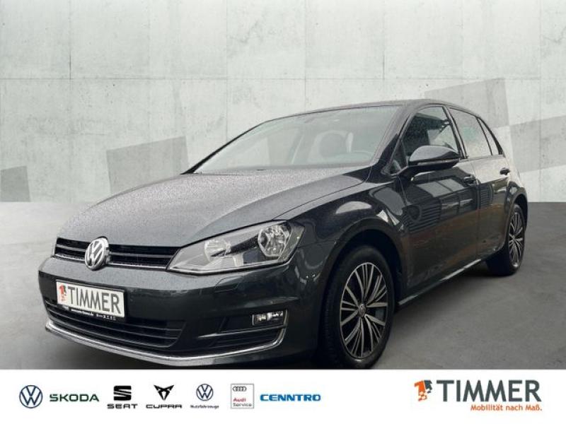 VW  Golf VII 1.4 TSI Allstar*PDC*SHZ*BT*NAVI*Ganzjah, Schwarz