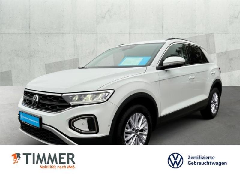 VW  T-Roc 1.0 TSI LIFE *LED *SHZ *NAVI *APP *VIRTUAL, Pure White