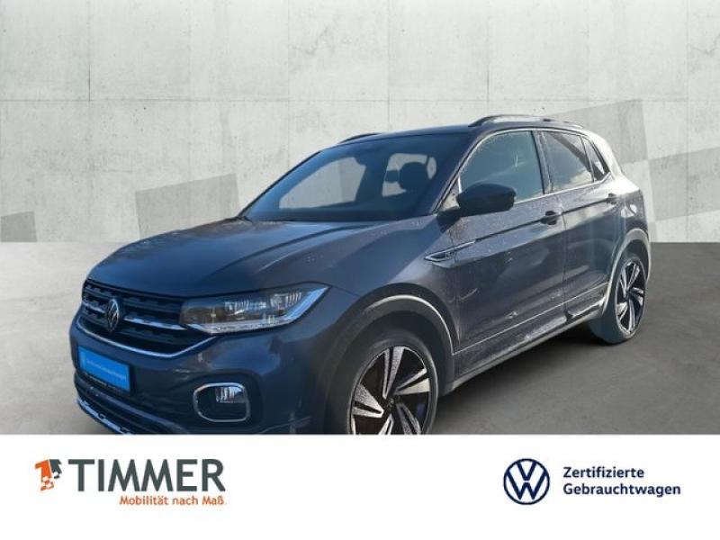 VW  T-Cross 1.0 DSG R-LINE *ACC*LED *NAVI *APP *DAB*, Rauchgrau Metallic