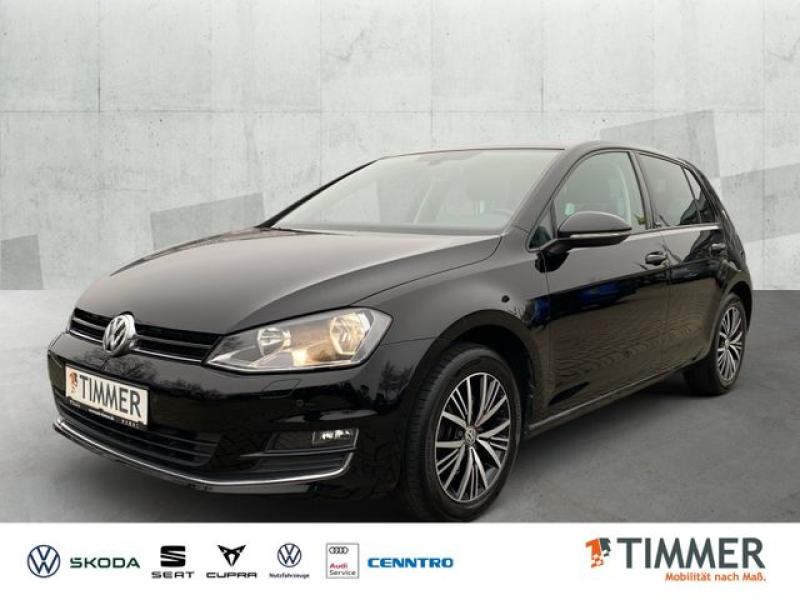 VW  Golf VII 2.0 TDI Allstar SHZ Alu Tempomat Klima, schwarz