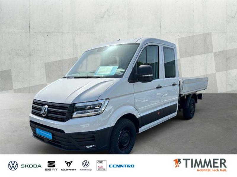 VW  Crafter 35 DOKA Pritsche 2,0 l TDI 120 kW Automa, Candy-Weiß