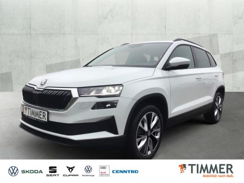 SKODA  Karoq 1.5 TSI DSG STYLE *VIRTUAL *LED *RKAM *SHZ, Moon-Weiß Metallic