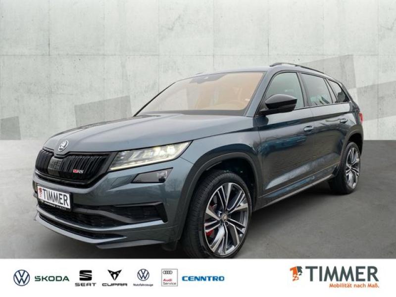 SKODA  Kodiaq 2.0 TDI DSG RS *AHK *ACC *20" *RKAM *NAVI, Quarz-Grau Metallic