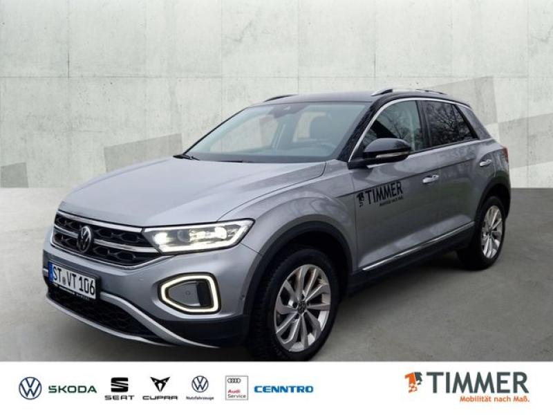 VW  T-Roc 1.5 TSI DSG STYLE *ACC *LED *VIRTUAL *SHZ, Pyritsilber Metallic