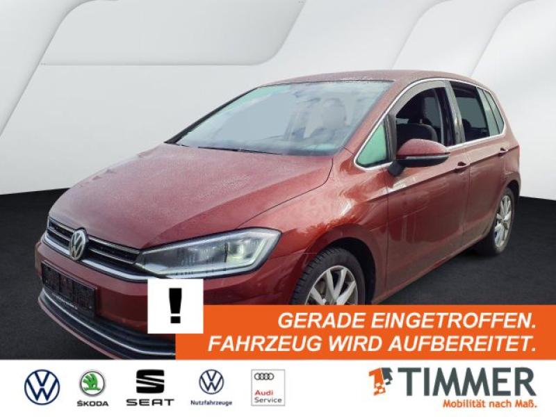 VW  Golf Sportsvan 1.5 TSI DSG HIGH AHK*R-Kam*LED *A, Cranberry Red Metallic