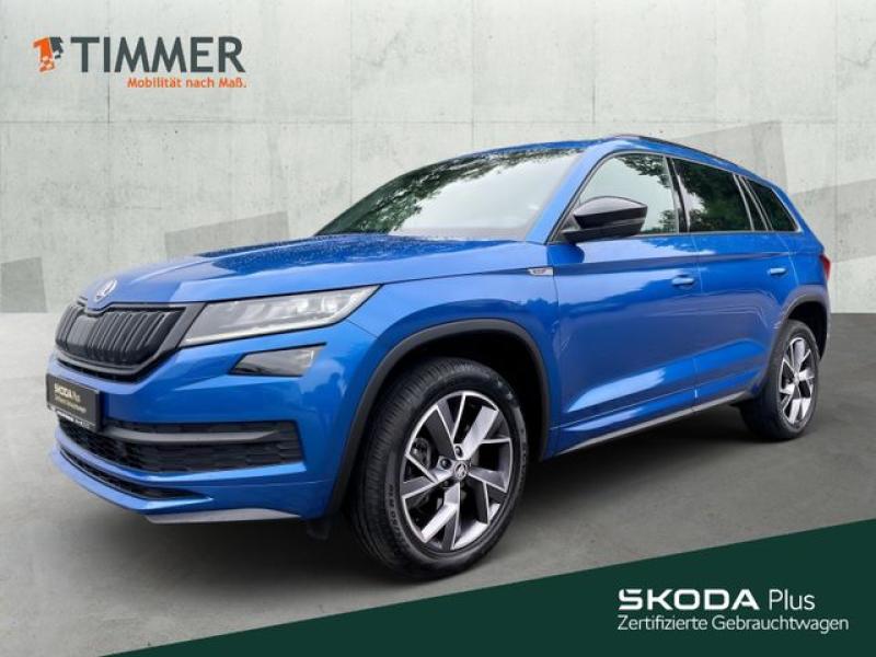 SKODA  Kodiaq 2.0 TDI DSG 4x4 SPORTLINE *VIRTUAL *LED *, Race-Blau Metallic