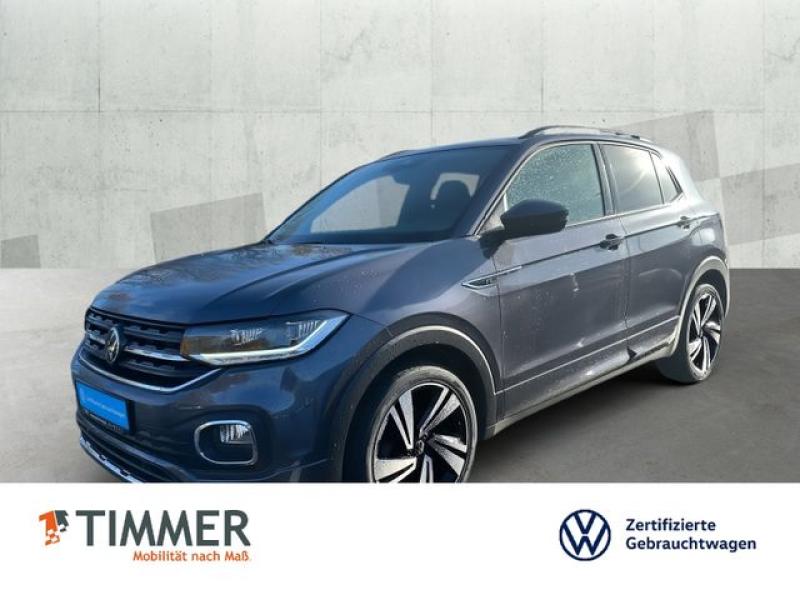 VW  T-Cross 1.0 DSG R-LINE *ACC*LED *NAVI *APP *DAB*, Rauchgrau Metallic