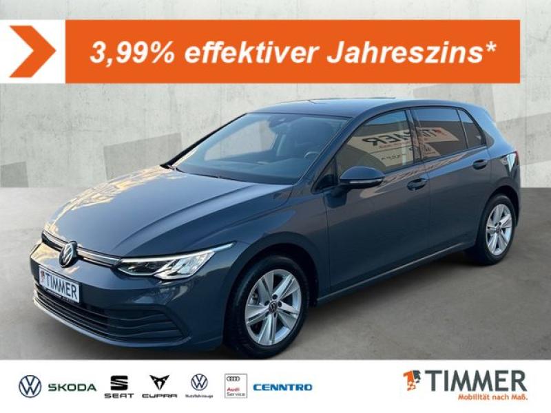 VW  Golf VIII 1.5 TSI LIFE *TRAVEL *LED *NAVI *SHZ *, Delfingrau Metallic