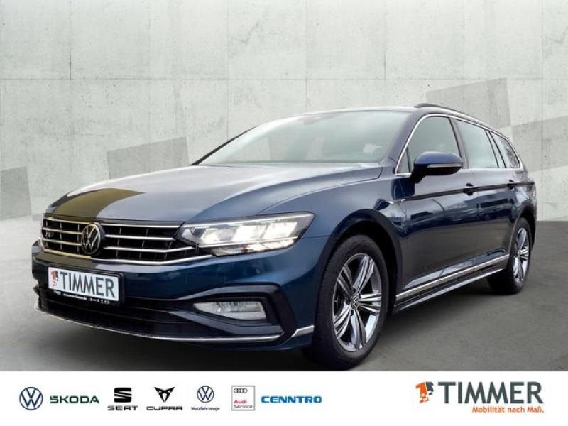 VW  Passat Variant 2.0 TDI DSG R-LINE *H&K *VIRTUAL, Aquamarinblau Metallic