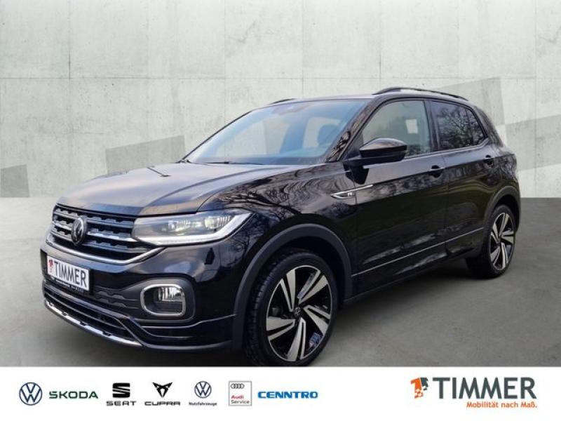 VW  T-Cross 1.0 DSG R-LINE *ACC*LED *NAVI *APP *DAB*, Deep Black Perleffekt