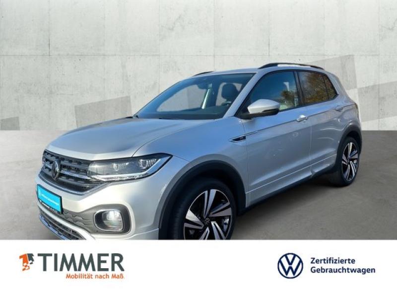 VW  T-Cross 1.0 DSG R-LINE *ACC*LED *NAVI *APP *DAB*, Reflexsilber Metallic