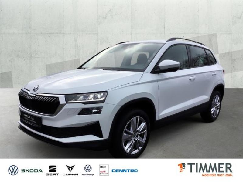 SKODA  Karoq 1.5 TSI DSG ELEGANCE *LED *RKAM *Vorb AHK, Moon-Weiss Metallic