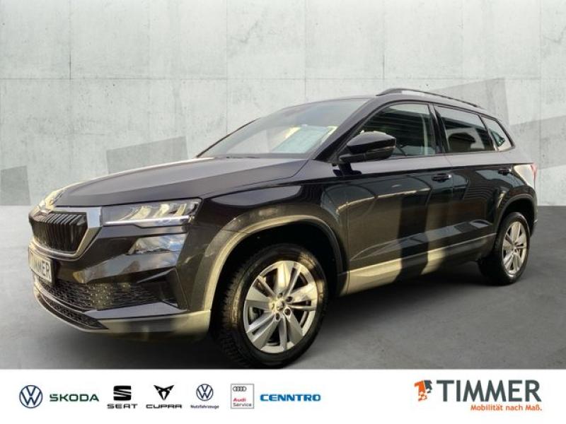 SKODA  Karoq 1.5 TSI DSG ELEGANCE *RKAM *LED *SHZ *APP, Schwarz-Magic Perleffekt