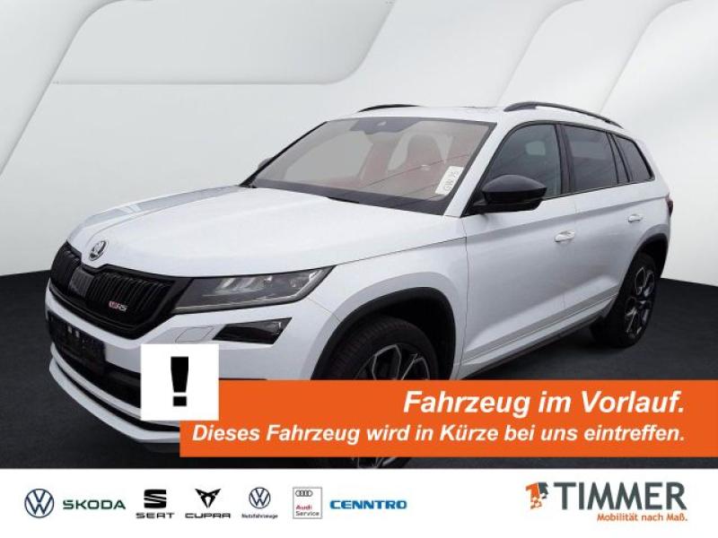 SKODA  Kodiaq 2.0 TDI DSG 4x4 RS *AHK *360° *ACC *LED *, Moon-Weiss Metallic