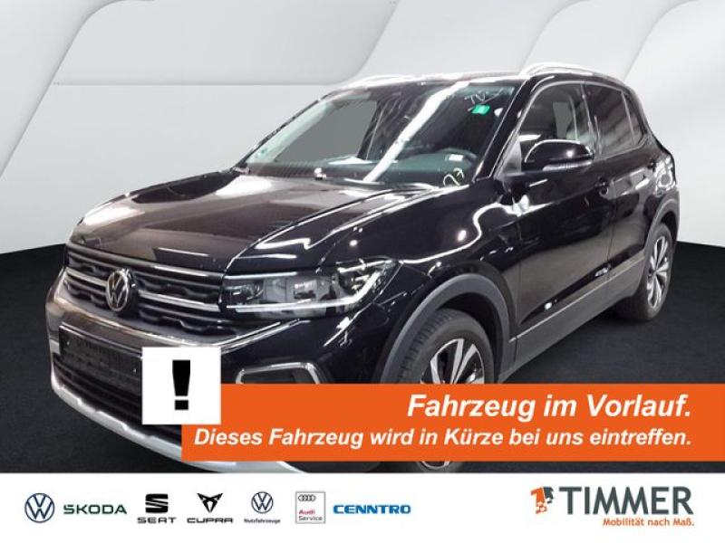 VW  T-Cross 1.0 TSI DSG STYLE *IQ.LIGHT *VIRTUAL *NA, Deep Black Perleffekt