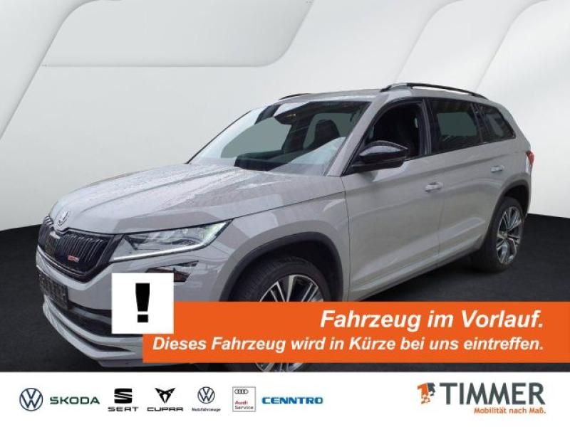 SKODA  Kodiaq 2.0 TDI DSG 4x4 RS *AHK *ACC *CANTON *RKA, Steel-Grau