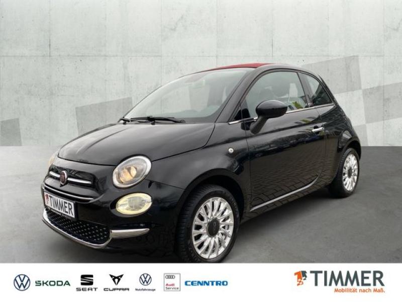 FIAT  500C 1.2 8V Lounge *NAVI*GRA*ALU*, grau