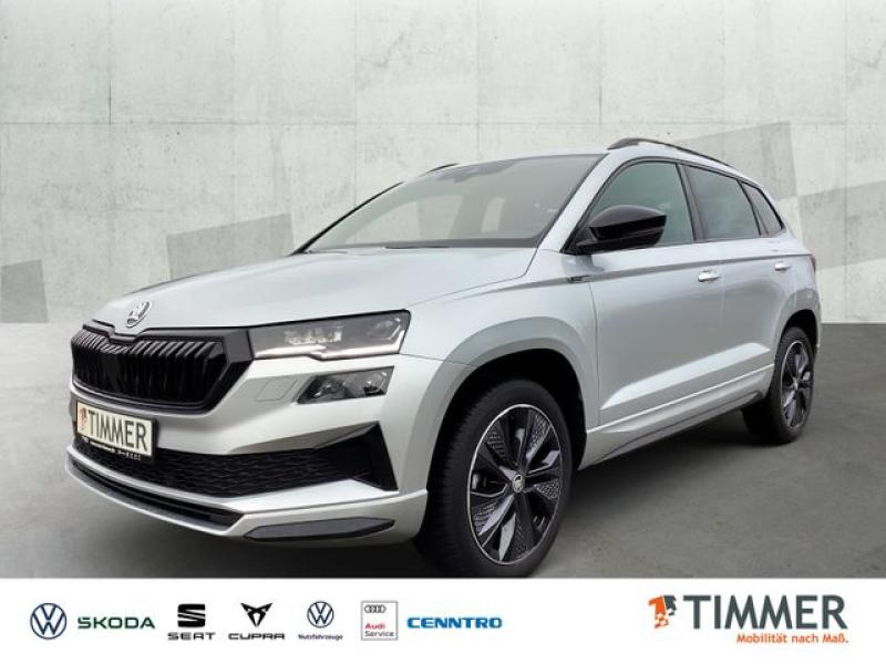 SKODA  Karoq 1.5 TSI DSG SPORTLINE *MATRIX *TRAVEL *RKA, Brilliant-Silber Metallic