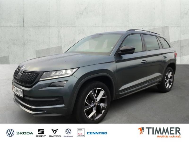 SKODA  Kodiaq 2.0 TDI DSG SPORTLINE *AHK *LED *ACC *NAV, Quarz-Grau Metallic