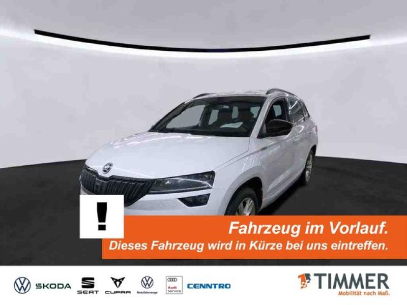 SKODA  Karoq 2.0 TDI DSG 4x4 SPORTLINE *AHK *CANTON *VI, Moon-Weiss Metallic