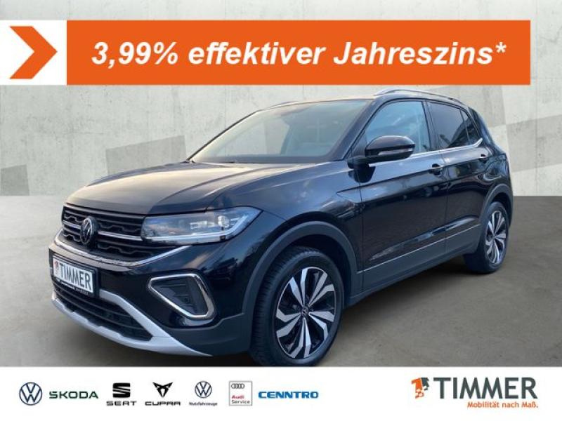 VW  T-Cross 1.0 TSI DSG STYLE *IQ.LIGHT *VIRTUAL *NA, Deep Black Perleffekt