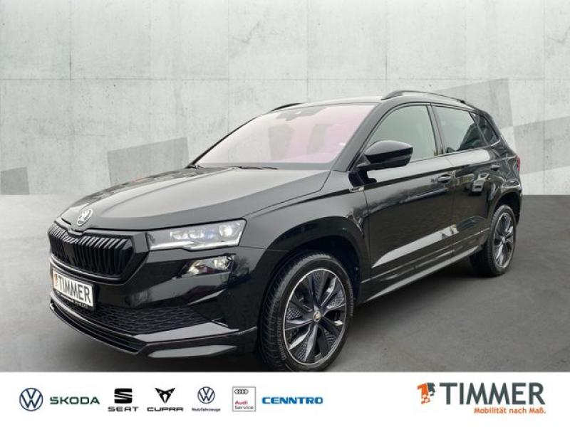 SKODA  Karoq 1.5 TSI DSG SPORTLINE *AHK *MATRIX *SHZ *A, Schwarz-Magic Perleffekt