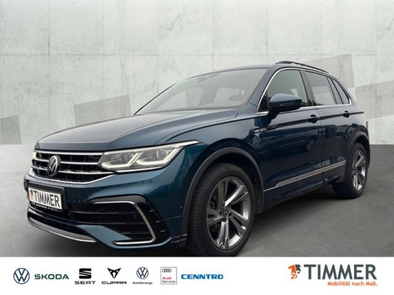 VW  Tiguan 1.5 TSI DSG R-LINE *AHK*IQ.LIGHT *360° *T, Nightshade Blue Metallic