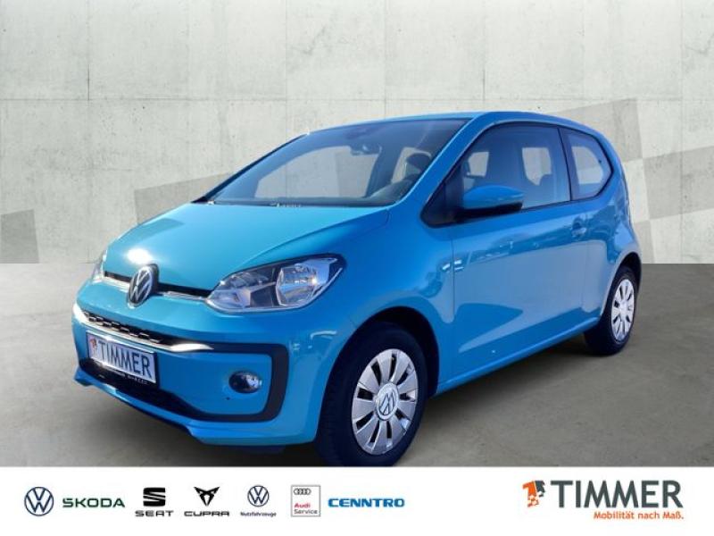 VW  up! 1.0 MOVE *SHZ *KLIMA *BLUETOOTH *ALLWETTER *, Teal Blue