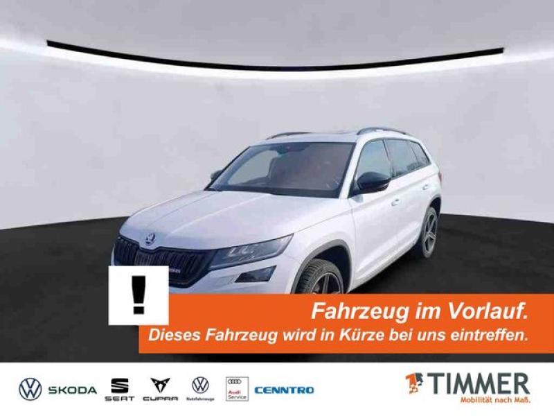 SKODA  Kodiaq 2.0 DSG 4x4 RS *360° *PANO *CANTON *ACC *, Moon-Weiss Metallic