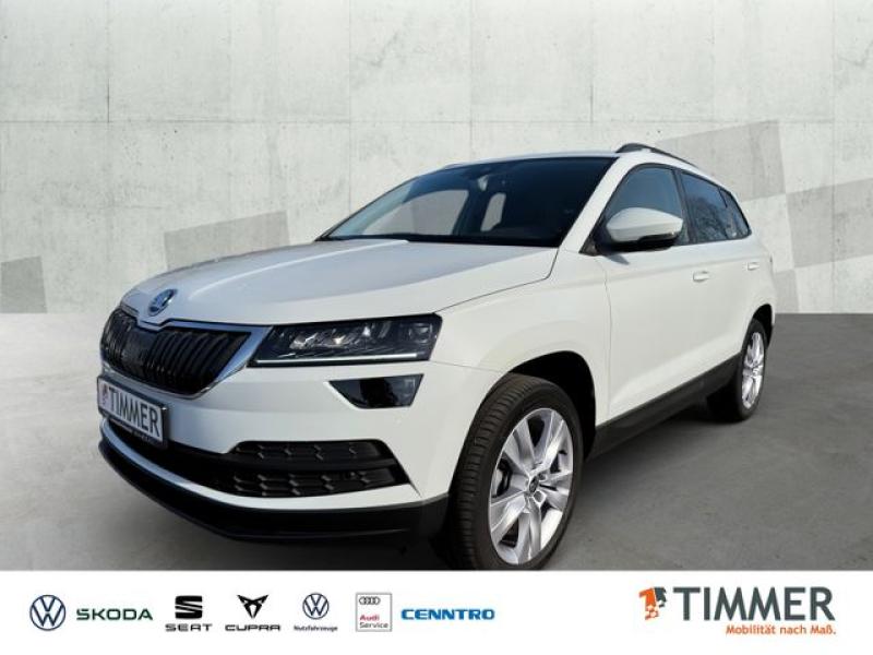 SKODA  Karoq 1.5 TSI DSG STYLE *TRAVEL *LED *RKAM *NAVI, Moon-Weiss Metallic